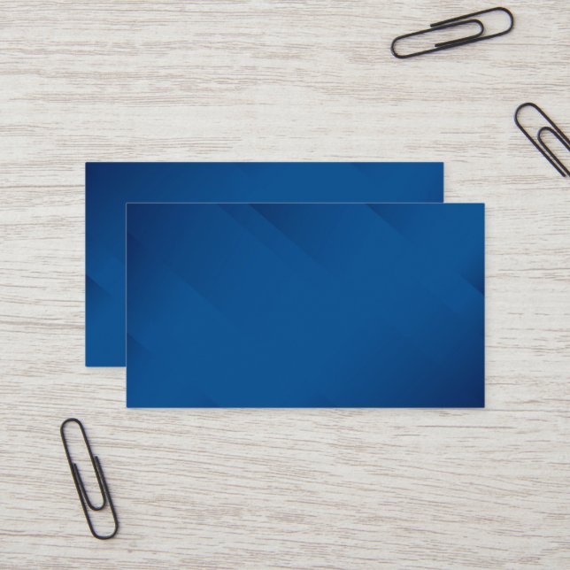 BLANK ERSTELLEN SIE IHRE EIGENE BLAUE-GESCHÄFTSKAR VISITENKARTE (Vorderseite/Rückseite Beispiel)