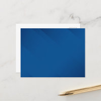 BLANK ERSTELLEN SIE IHRE EIGENE BLAUE POSTCARD