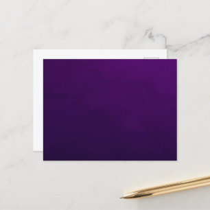 BLANK ERSTELLEN SIE IHRE EIGENE LILA POSTKARTE