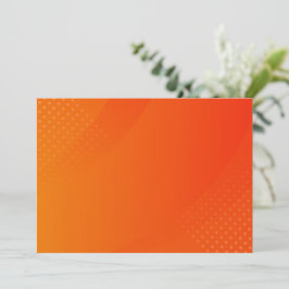 BLANK ERSTELLEN SIE IHRE EIGENE ORANGE-EINLADUNG EINLADUNG
