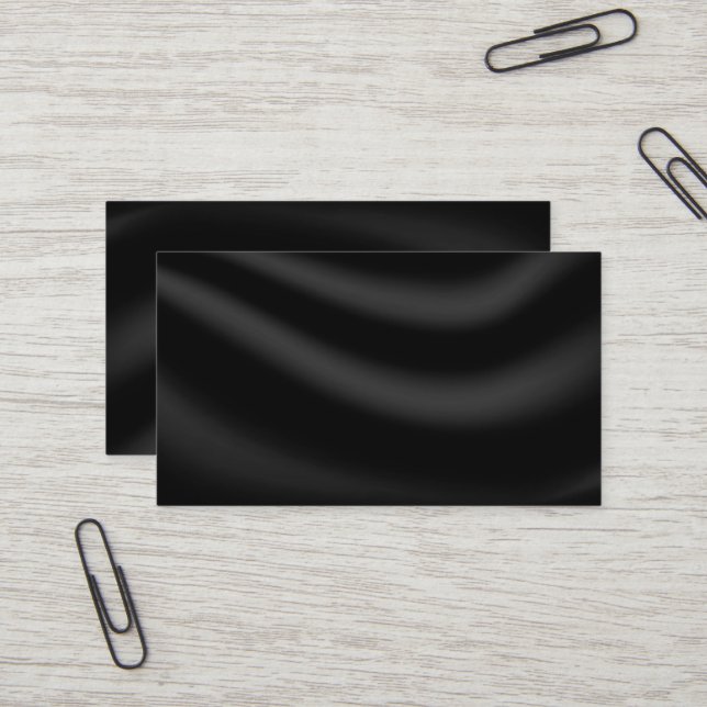 BLANK ERSTELLEN SIE IHRE EIGENE SCHWARZE GESCHÄFTS VISITENKARTE (Vorderseite/Rückseite Beispiel)