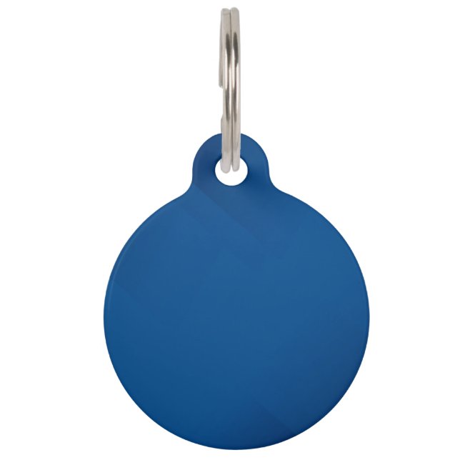 BLANK ERSTELLEN SIE IHREN EIGENEN BLAUEN PET ID TA HAUSTIERMARKE (Rückseite)