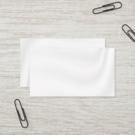 BLANK ERSTELLT IHRE EIGENE WEISSE SATIN-GESCHÄFTSK VISITENKARTE
