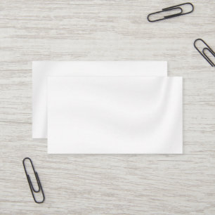 BLANK ERSTELLT IHRE EIGENE WEISSE SATIN-GESCHÄFTSK VISITENKARTE
