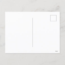 Blank-Floral-Postkarte Feiertagspostkarte