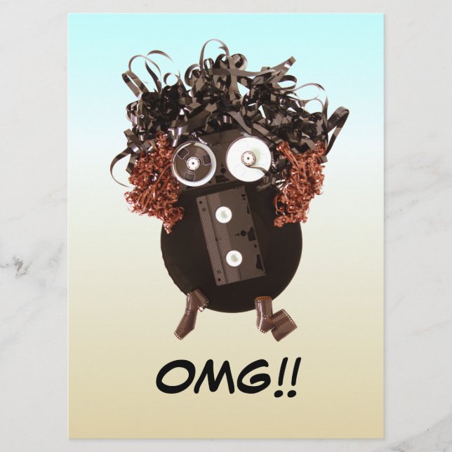 Blank Funny Cool Humour OMG Analog Media (Vorderseite)