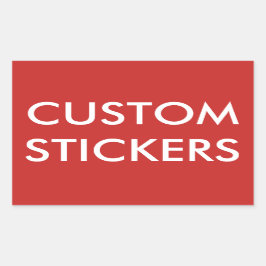 Blank für Personalisierte rechteckige Aufkleber