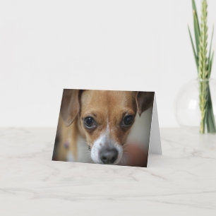 Blank geklappte Notecard Dankeskarte