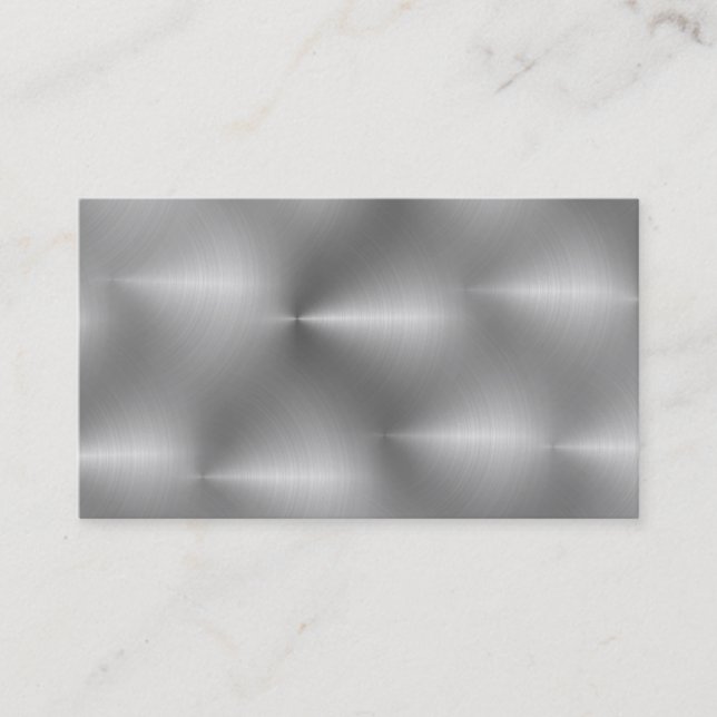 Blank glänzende, bürstenbehaftete Visitenkarte für (Vorderseite)