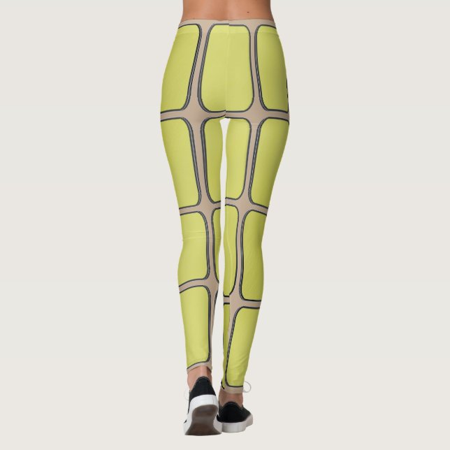 Blank Gold Bars Leggings (Rückseite)