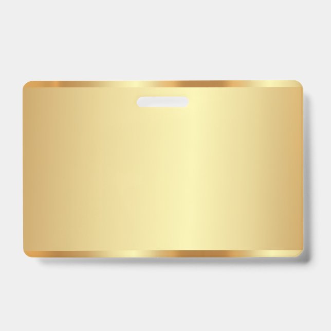 Blank-Gold-Hintergrund für den Namen des Logos hin Ausweis (Vorderseite)