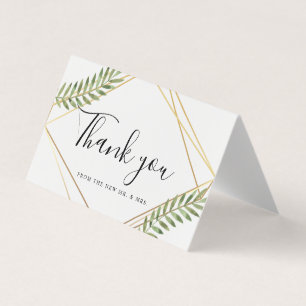 BLANK gold Rahmen Aquarellblatt Danke für Ihre Hoc