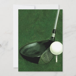 Blank-Golf-gedankliche Einladung