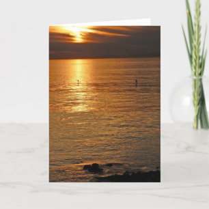 Blank greeting card with foto of Laguna Beach Karte