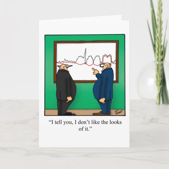 Blank-Grußkarte für den Büro Humor Karte (Vorderseite)