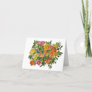 Blank-Grußkartenhalter Dankeskarte