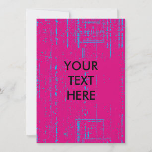 Blank Halftone Grunge Texure Einladungskarte