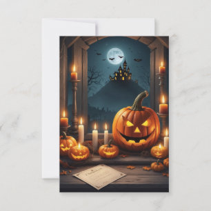 Blank Halloween Einladungskarte