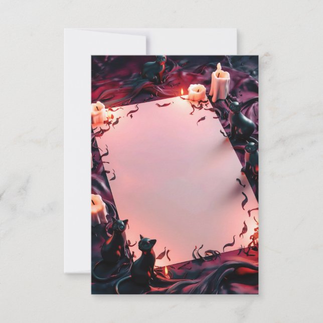 Blank Halloween Einladungskarte (Vorderseite)