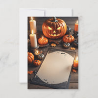 Blank Halloween Einladungskarte