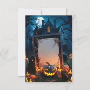 Blank Halloween Einladungskarte