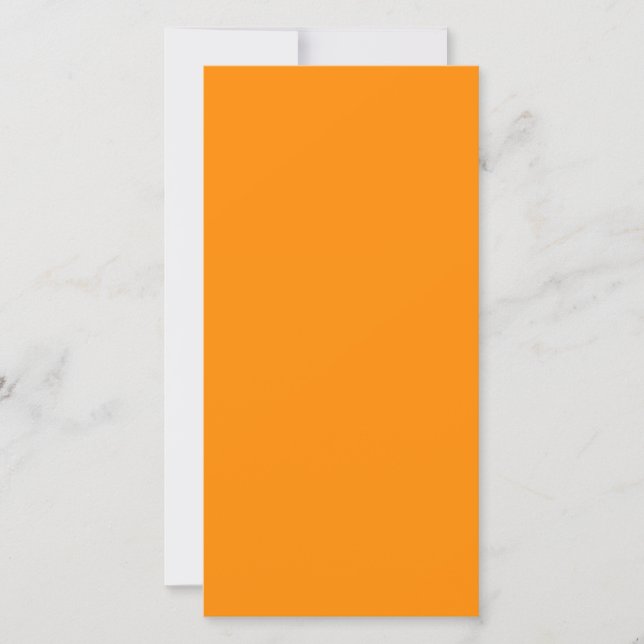 Blank, hell, orange, individuell angepasste Vorlag (Vorderseite)