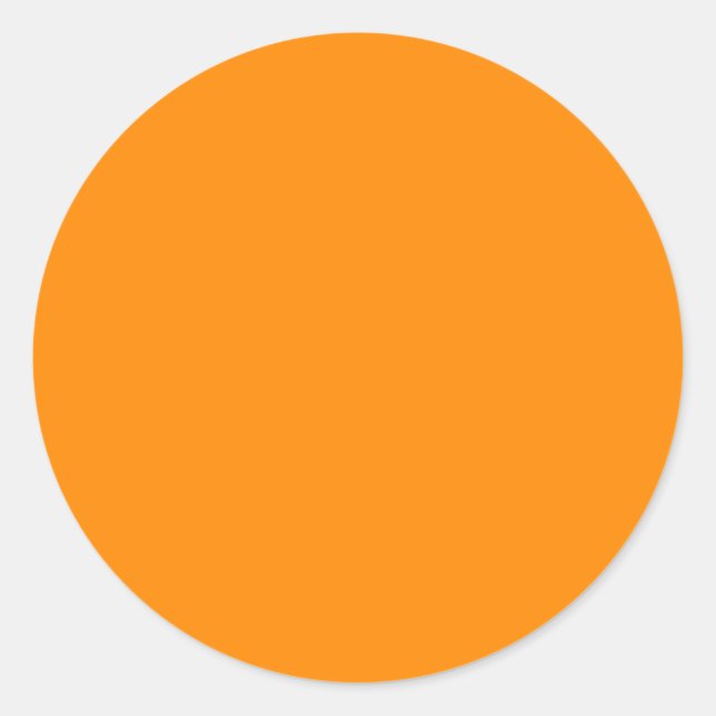 Blank, hell, orange, individuell angepasste Vorlag Runder Aufkleber (Vorderseite)