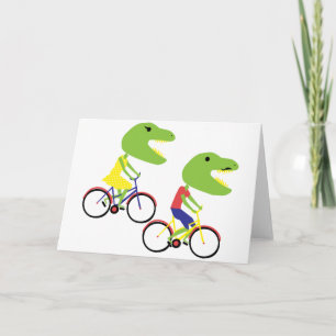 blank hipster dino card karte