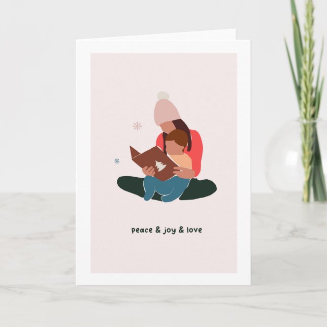 Blank Holiday Weihnachtskarte Karte (Vorderseite)