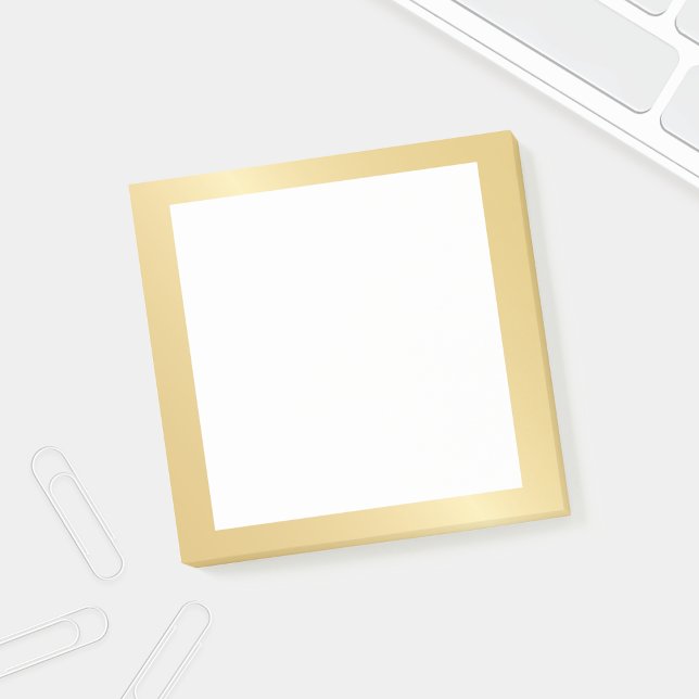 Blank Imitate Gold Foil Post-it Klebezettel (Von Creator hochgeladen)