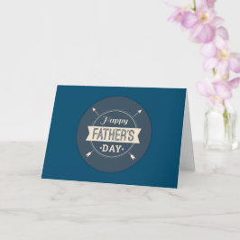 Blank Inside - Glücklicher Tag des Vaters Karte