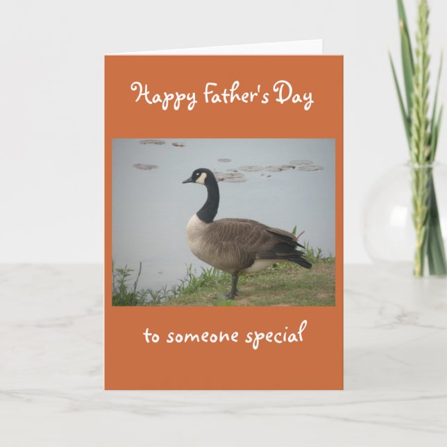 Blank Inside Happy Father's Day Card Karte (Vorderseite)