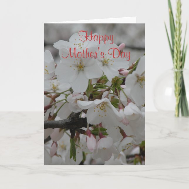 Blank Inside Happy Mother's Day Card Karte (Vorderseite)
