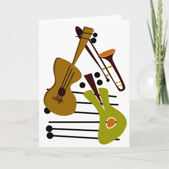 Blank Jazz Card Karte (Vorderseite)