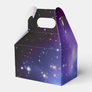 Blank Lila Galaxy Cluster Celestial Geschenkschachtel