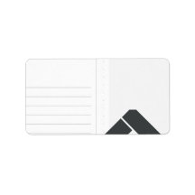 Blank Minimalistische Adressenrückgabezeichen