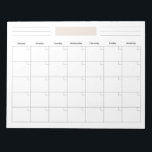 Blank Monthly Kalender Planer Notizblock<br><div class="desc">Ein unbeschriebener,  leerer Kalender-Planer,  mit dem Sie Ihre Fitness,  Termine,  Aufgaben,  Mahlzeiten und vieles mehr aufschreiben können!</div>