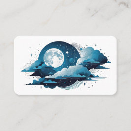 Blank Moon Oracle Cards Visitenkarte