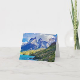 Blank Note Card - Patagonia Frontier Landschaft
