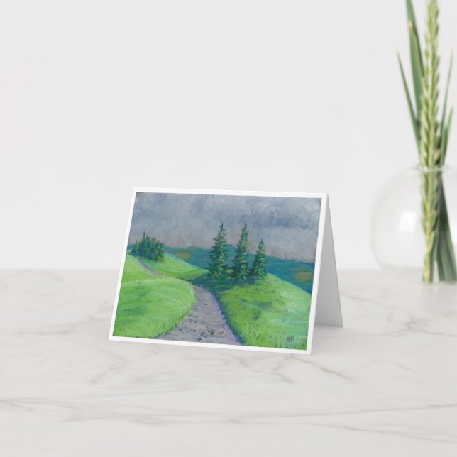 Blank Note Card Spring Hills Dankeskarte (Vorderseite)