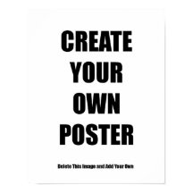 Blank Poster 11x14" DIY für Wanddekoration