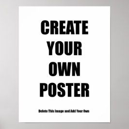 Blank Poster 11x14" DIY für Wanddekoration