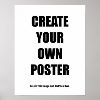 Blank Poster 11x14" DIY für Wanddekoration