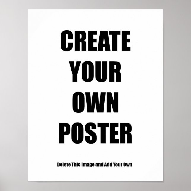 Blank Poster 11x14" DIY für Wanddekoration (Vorne)