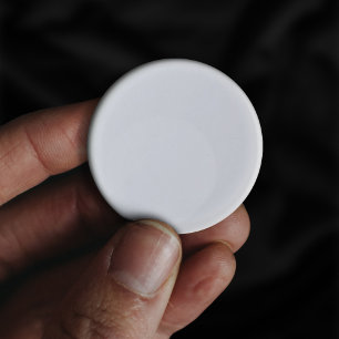 Blank Schlicht White 1,25" Beispiel Hochzeit Button