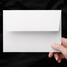 Blank Schlicht White A7 Hochzeit
