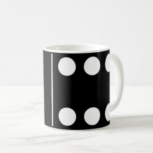 Blank Six Black Domino Mug