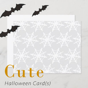 Blank Spike Web Print Halloween Karten