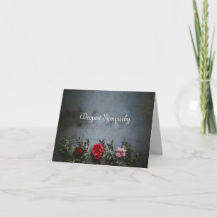 Blank Sympathy Card Dankeskarte