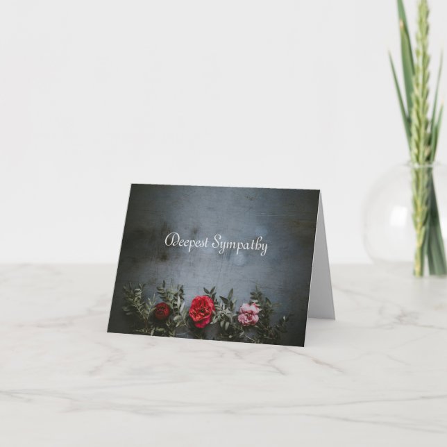 Blank Sympathy Card Dankeskarte (Vorderseite)